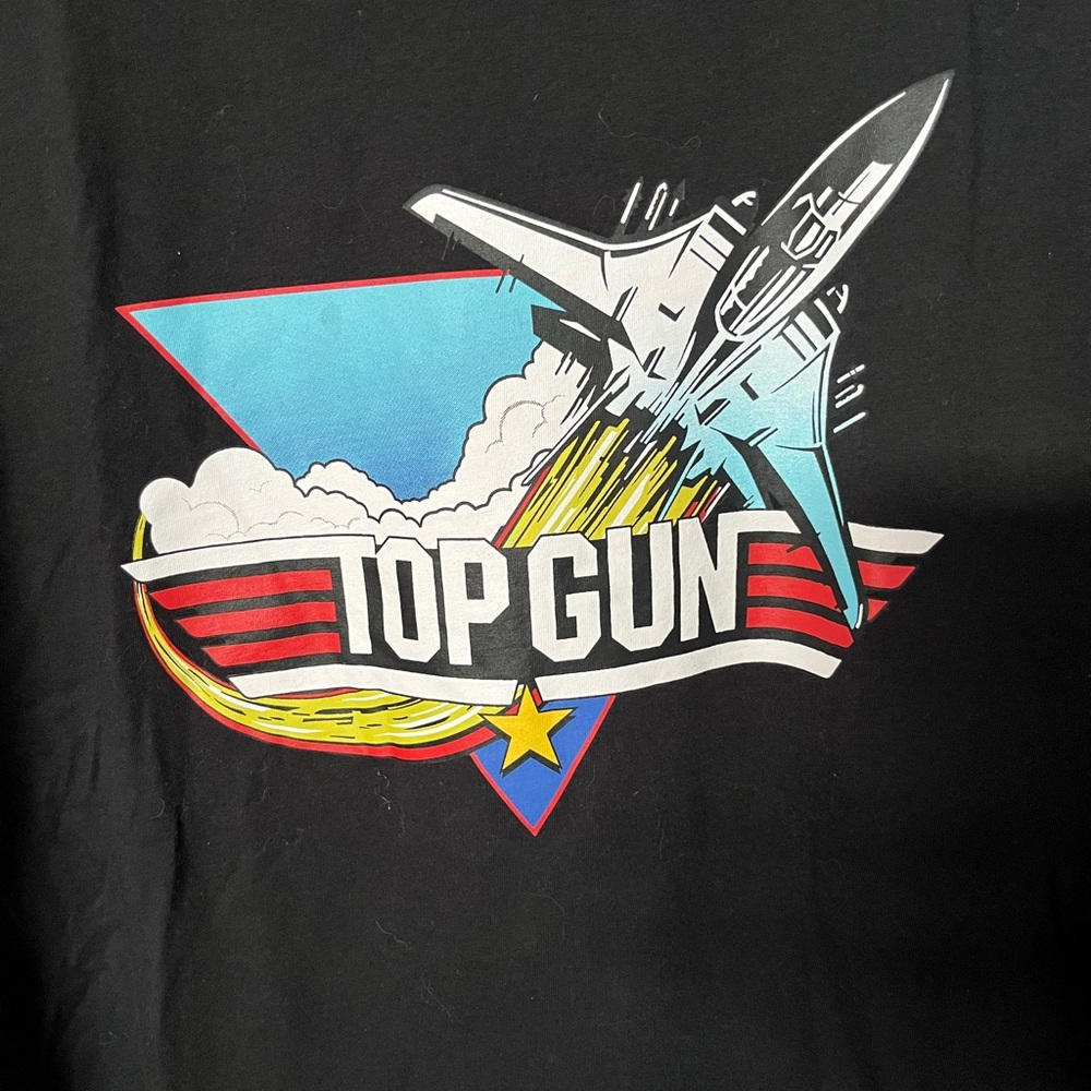 Top Gun Kids Graphic T-Shirt - Black
